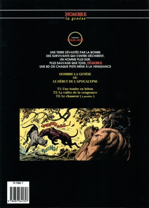 Verso de l'album Hombre - La genèse La Genèse Tome 2 La vallée de la vengeance