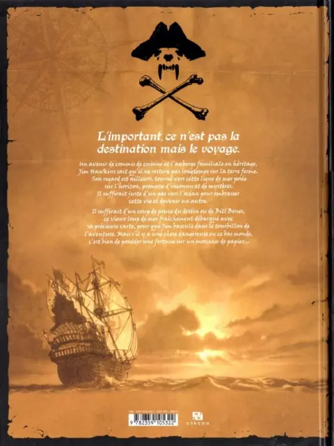 Verso de l'album Jim Hawkins Tome 1 Le Testament de Flint