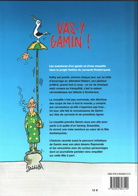 Verso de l'album Kathy la Mouette Vas-y gamin!