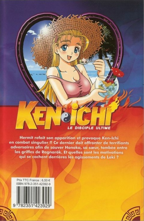 Verso de l'album Ken-Ichi 10