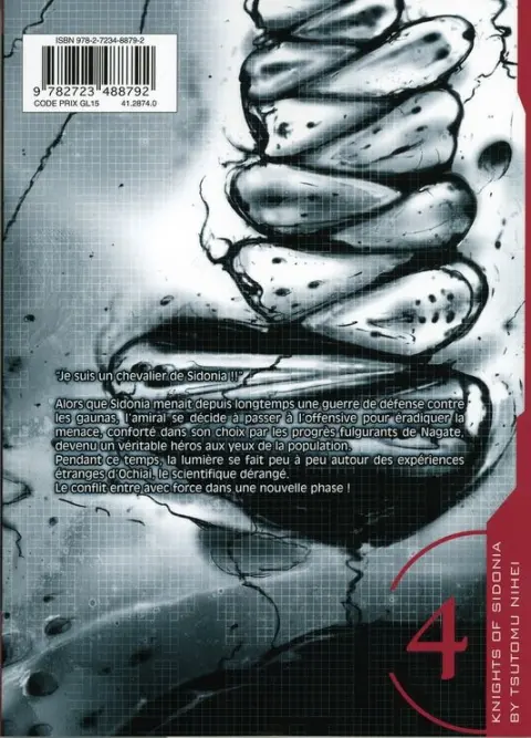 Verso de l'album Knights of Sidonia 4