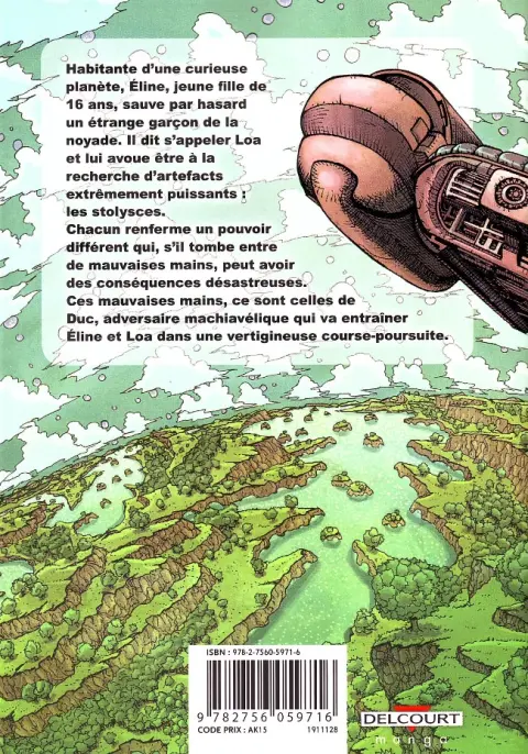 Verso de l'album Loa Tome 1