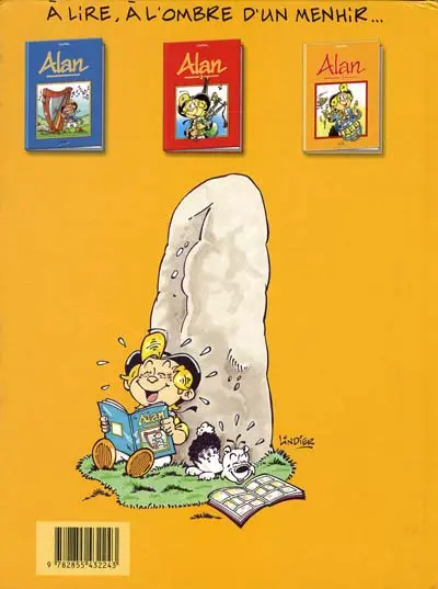 Verso de l'album Alan 3