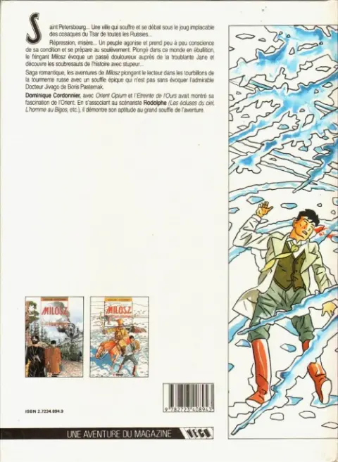 Verso de l'album Milosz Tome 2 Saint-Petersbourg