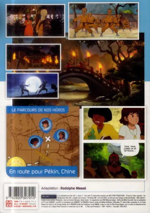 Verso de l'album Les Mystérieuses Cités d'or Saison 2 03 Le Livre des Sept Langages