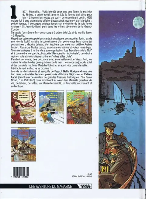 Verso de l'album Les Pêcheurs d'étoiles Tome 4 26, rue de la belle marinière Marseille