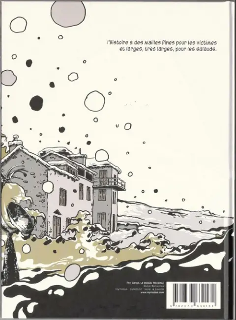 Verso de l'album Phil Cargo Le dossier Ronsillac