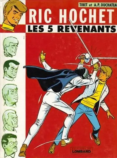 Couverture de l'album Ric Hochet Tome 10 Les 5 revenants