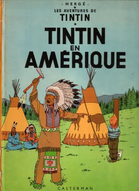 Couverture de l'album Tintin Tome 3 Tintin en Amérique