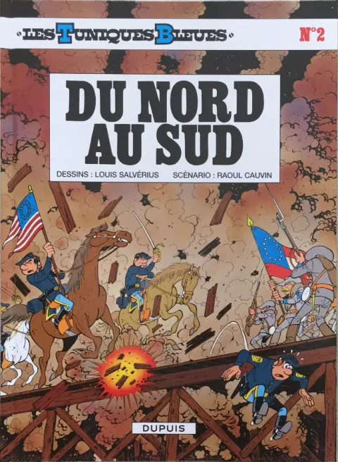 Couverture de l'album Les Tuniques Bleues Tome 2 Du nord au sud
