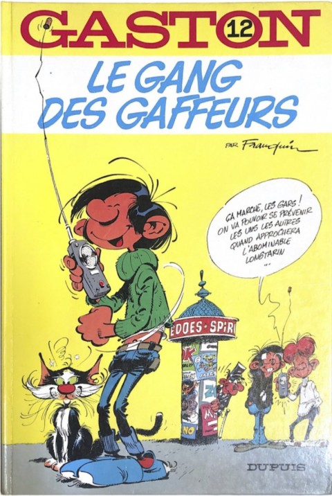 Couverture de l'album Gaston Tome 12 Le Gang des Gaffeurs