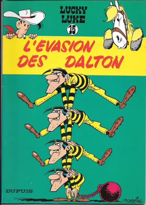 Couverture de l'album Lucky Luke Tome 15 L'évasion des Dalton