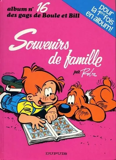 Couverture de l'album Boule & Bill Tome 16 Souvenirs de famille