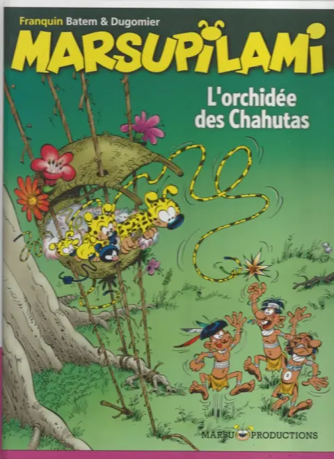 Couverture de l'album Marsupilami Tome 17 L'orchidée des Chahutas