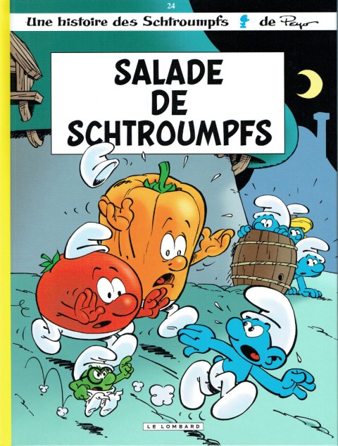 Couverture de l'album Les Schtroumpfs Tome 24 Salade de Schtroumpfs