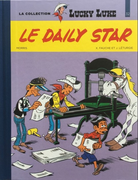 Couverture de l'album Lucky Luke La collection Tome 32 Le daily star