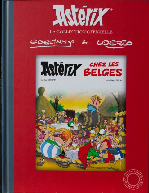 Couverture de l'album Astérix La collection officielle Tome 24 Astérix chez les Belges