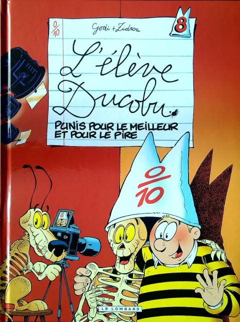 Couverture de l'album L'Élève Ducobu Tome 8 Punis pour le meilleur et pour le pire
