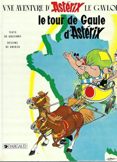 Couverture de l'album Astérix Tome 5 Le tour de Gaule dAstérix
