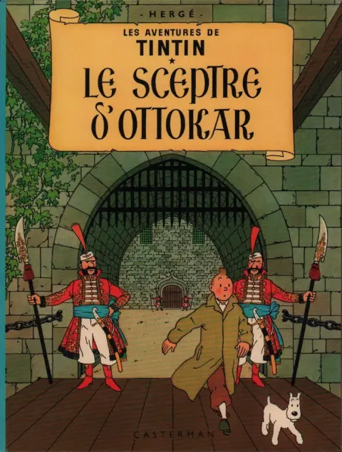 Couverture de l'album Tintin Tome 8 Le sceptre d'Ottokar