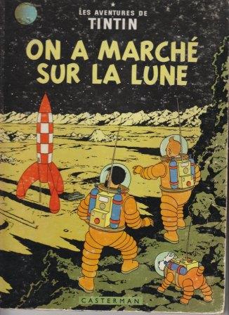 Couverture de l'album Tintin Tome 17 On a marché sur la Lune