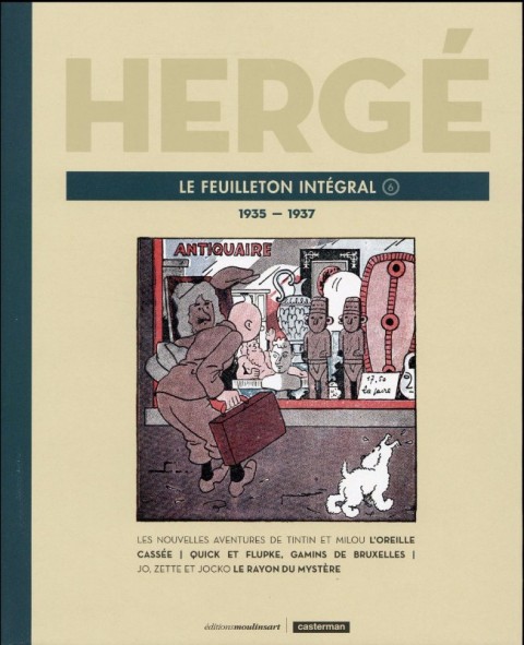 Couverture de l'album Hergé - Le Feuilleton intégral Tome 6 1935 - 1937