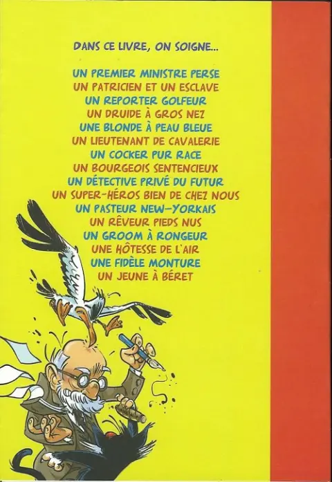 Verso de l'album Psychanalyse du... Tome 10 La psychanalyse du héros de francobelgie