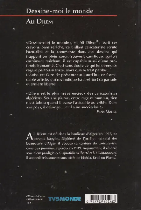 Verso de l'album Dessine-moi le Monde