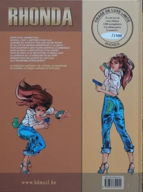 Verso de l'album Rhonda Tome 1 Help me, Rhonda