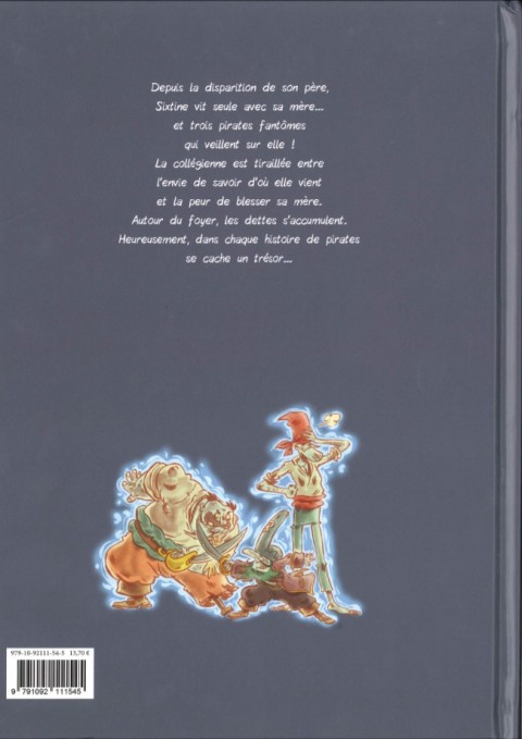 Verso de l'album Sixtine Tome 1 L'Or des Aztèques