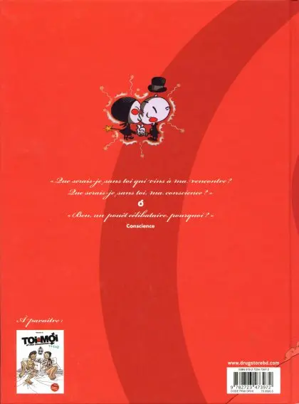 Verso de l'album Toi & Moi et ma conscience Tome 1 1+1=1