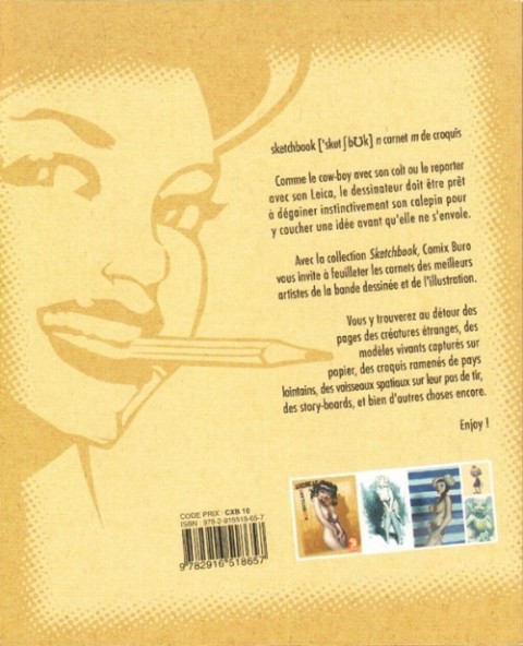 Verso de l'album Sketchbook - Comix Buro Sketchbook Andréae