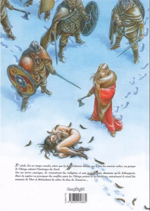 Verso de l'album Vinland Tome 1 La colère de Thor