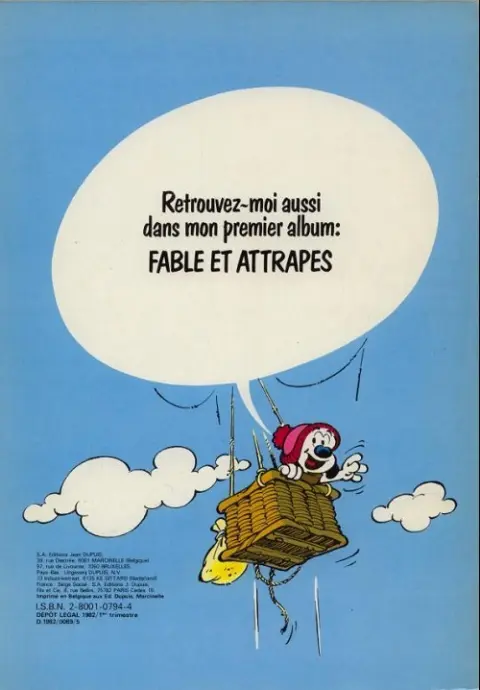 Verso de l'album Wofi Tome 2 L'escadrille des becs-jaunes