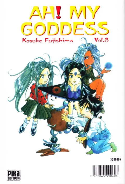 Verso de l'album Ah ! My Goddess Vol. 8