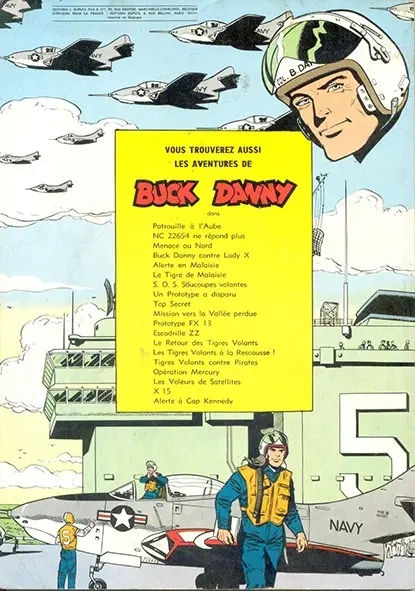 Verso de l'album Buck Danny Tome 1 Les japs attaquent
