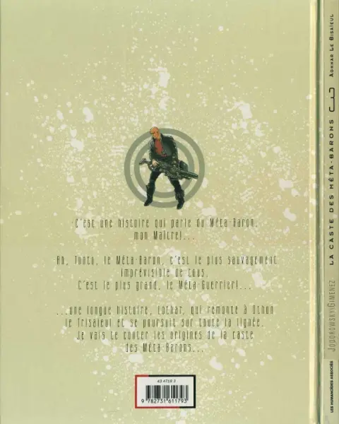 Verso de l'album La Caste des Méta-Barons Tome 3 Aghnar le bisaïeul