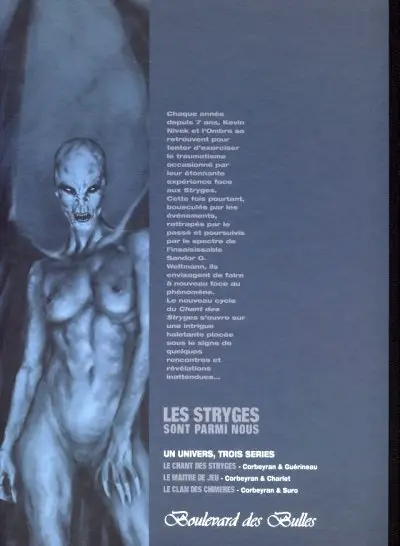 Verso de l'album Le Chant des Stryges Tome 7 Rencontres