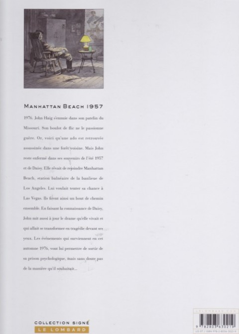 Verso de l'album Manhattan Beach 1957
