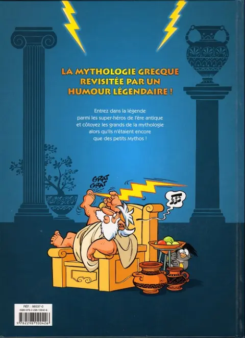 Verso de l'album Les Petits Mythos Tome 1 Foudre à gratter