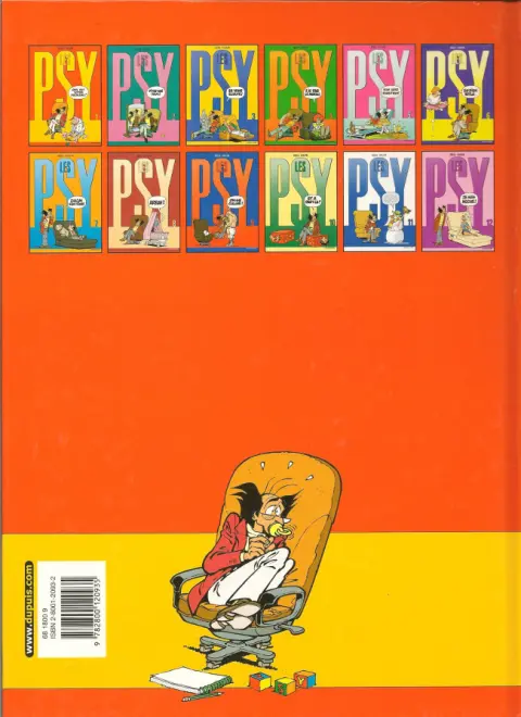 Verso de l'album Les Psy Tome 1 Quel est votre problème ?