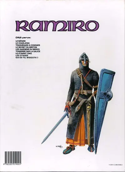 Verso de l'album Ramiro Tome 1 Le bâtard