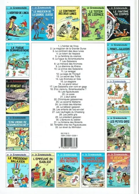 Verso de l'album Le Scrameustache Tome 1 L'héritier de l'Inca