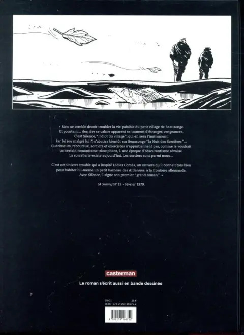 Verso de l'album Silence