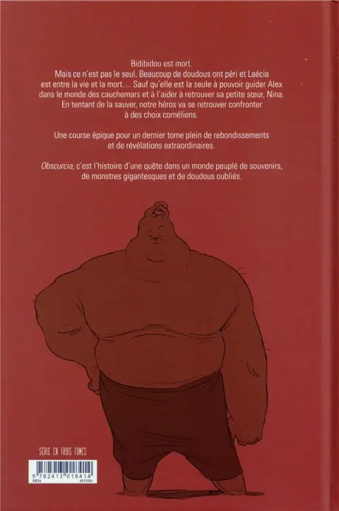 Verso de l'album Obscurcia Chapitre 3