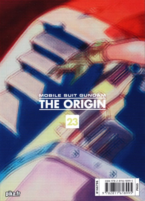 Verso de l'album Mobile Suit Gundam - The Origin 23 Rencontres spatiales