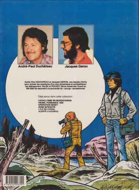 Verso de l'album Yalek Tome 14 Alerte à Kourou