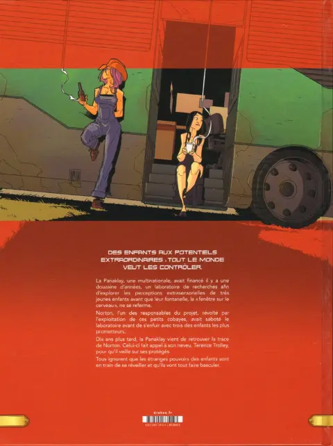 Verso de l'album Terence Trolley Tome 1 La fenêtre sur le cerveau