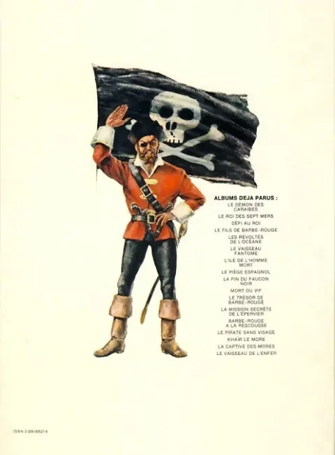 Verso de l'album Barbe-Rouge Tome 11 Le trésor de Barbe-Rouge