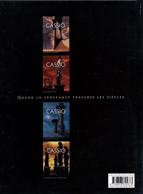 Verso de l'album Cassio Tome 3 La troisième plaie
